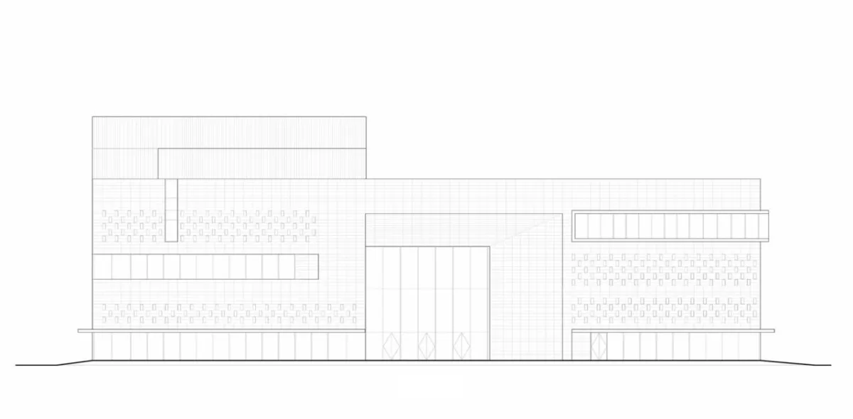BIM建筑|朝向天空的院子——北京通州潞城市民中心 / 意度建筑