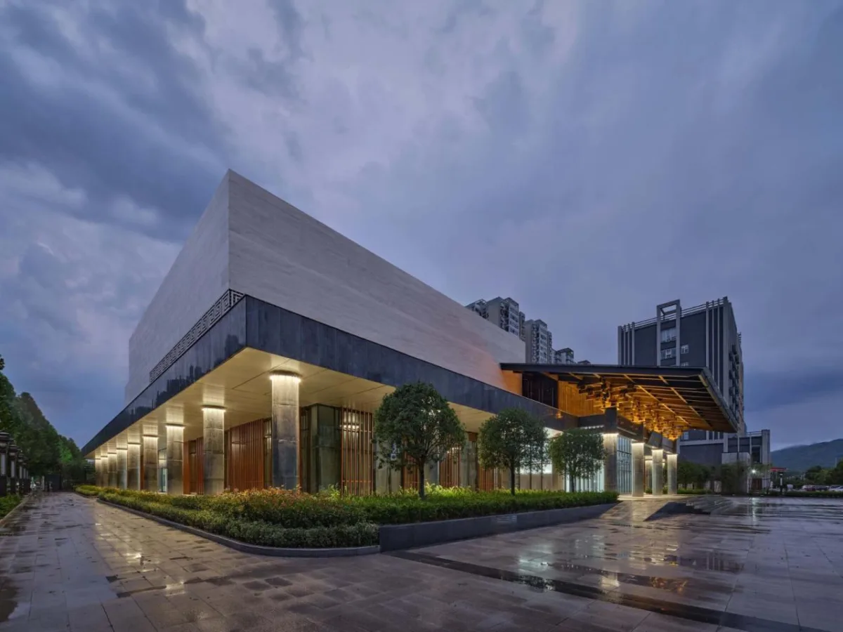 BIM建筑|嵩县三馆合一建设项目 / 王晖建筑工作室