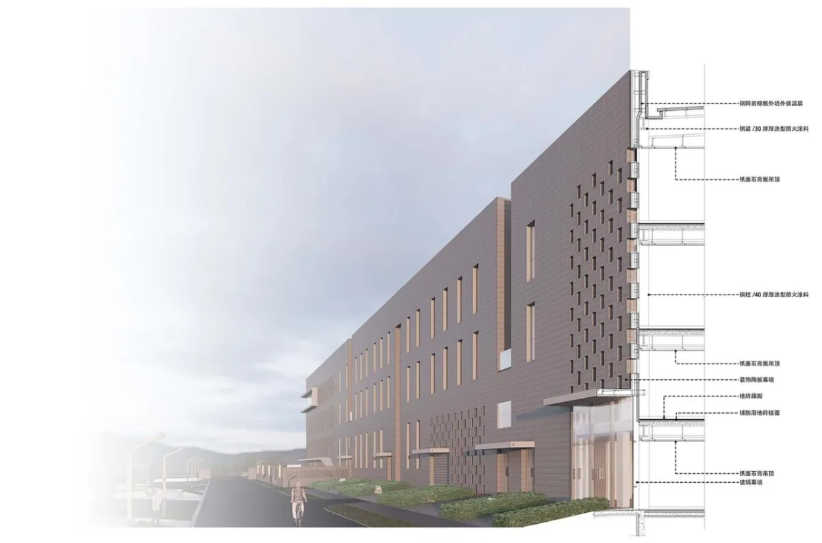 BIM建筑|朝向天空的院子——北京通州潞城市民中心 / 意度建筑