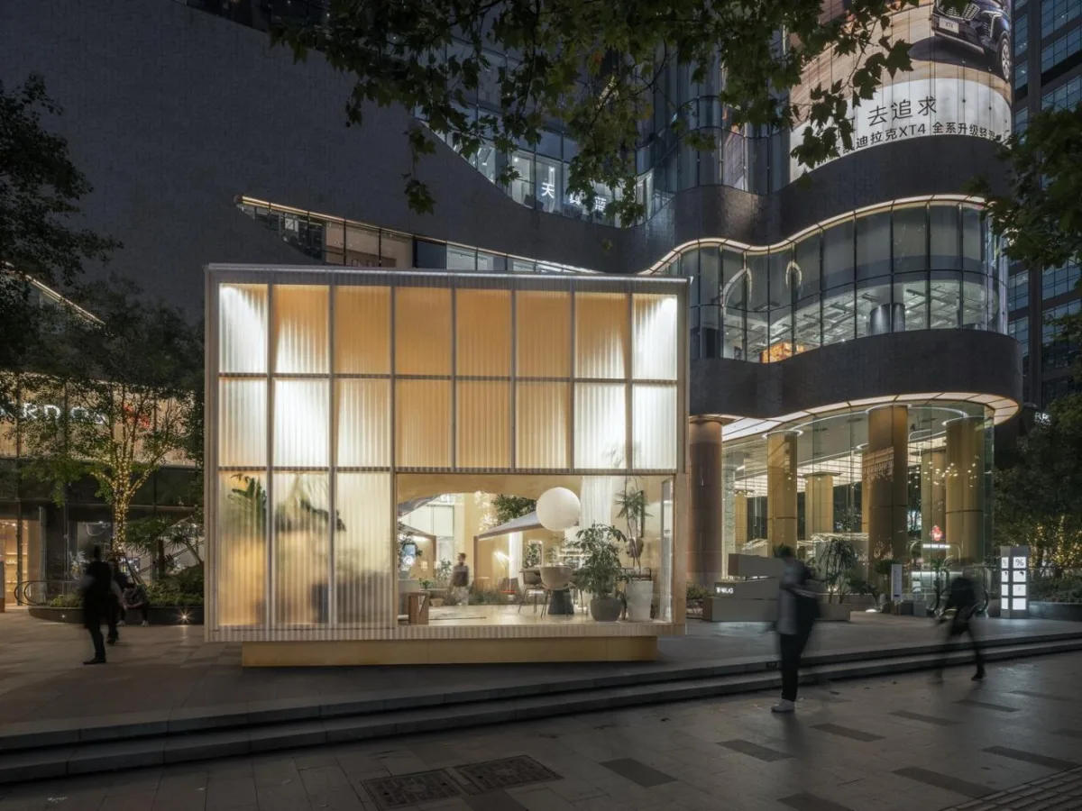 BIM建筑|间园 ：闹市中的空间装置 / 间筑设计