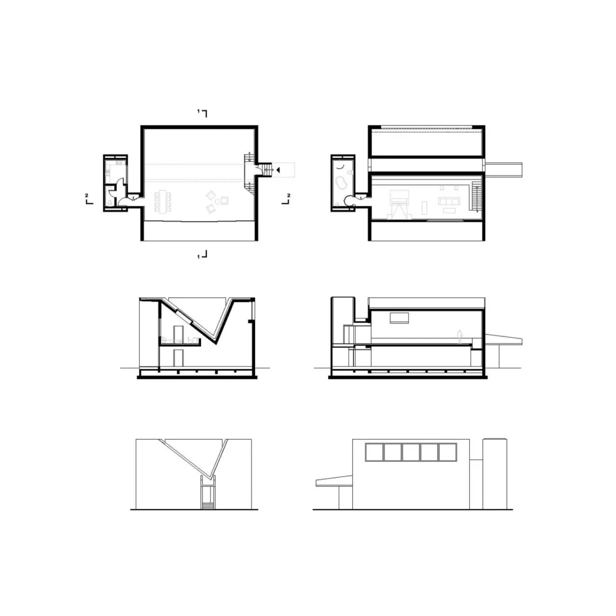 BIM建筑|四栋坊宅 / 非常建筑