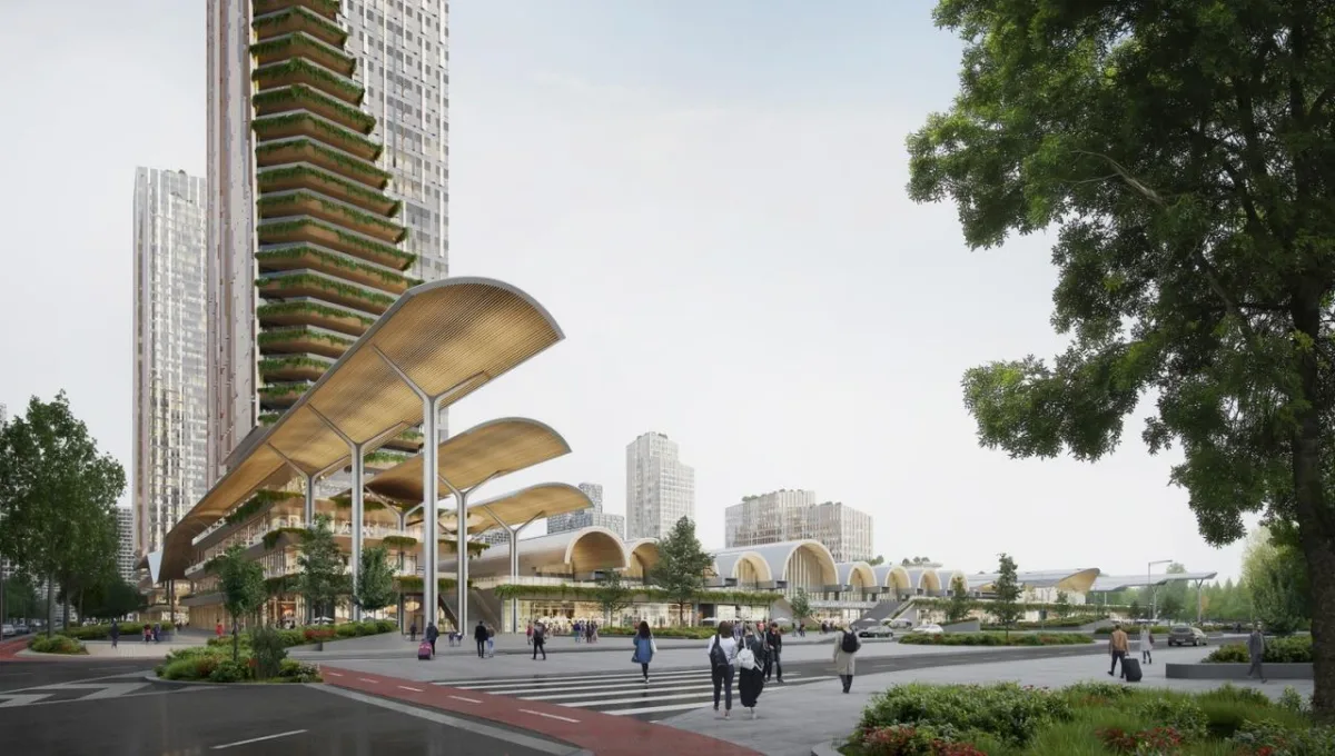 BIM建筑|欧洲最大城市更新： 马德里查马丁车站 / UNStudio + b720