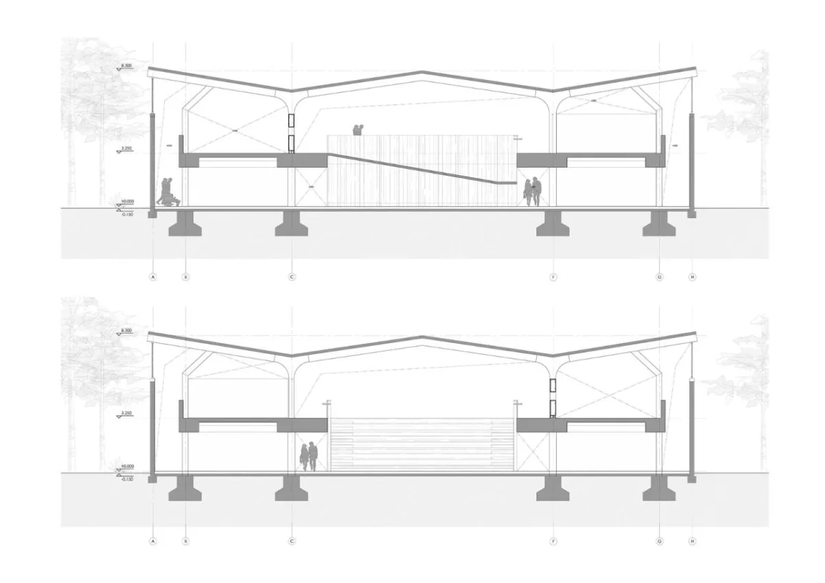 BIM建筑|龙游团石村未来乡村生活馆 / 上海严旸建筑设计工作室