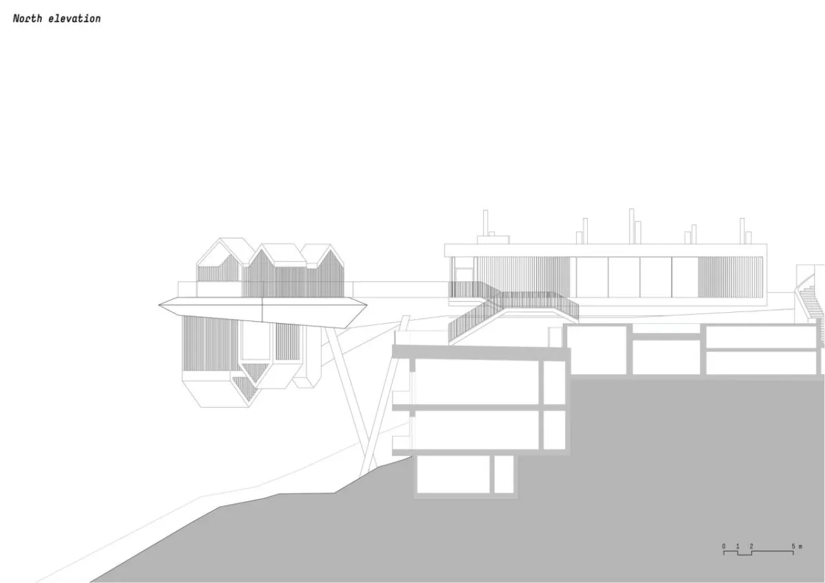 BIM建筑|“倒挂”建筑，Hubertus 酒店扩建 / noa*