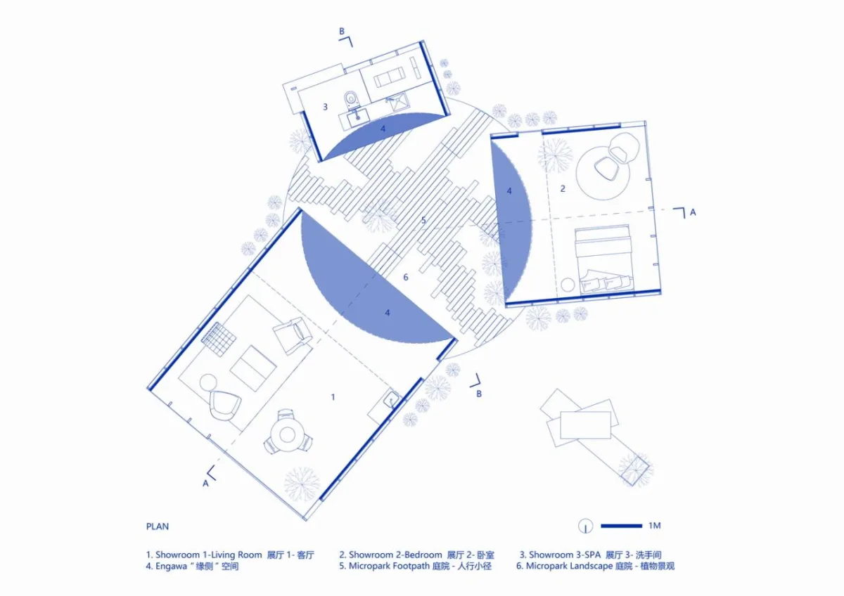 BIM建筑|间园 ：闹市中的空间装置 / 间筑设计
