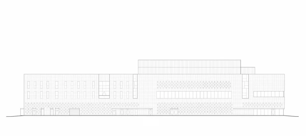 BIM建筑|朝向天空的院子——北京通州潞城市民中心 / 意度建筑