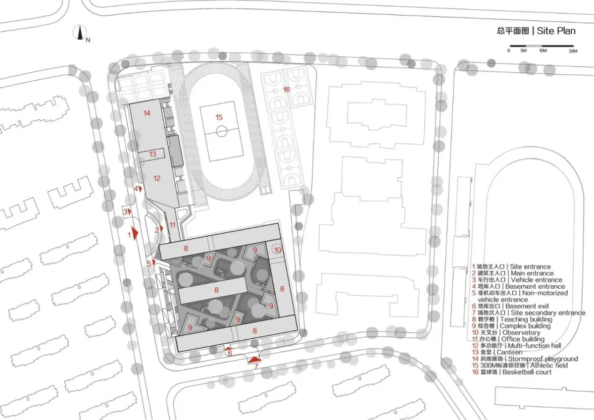 BIM建筑|衢州新华第二学校 / 零壹城市建筑事务所