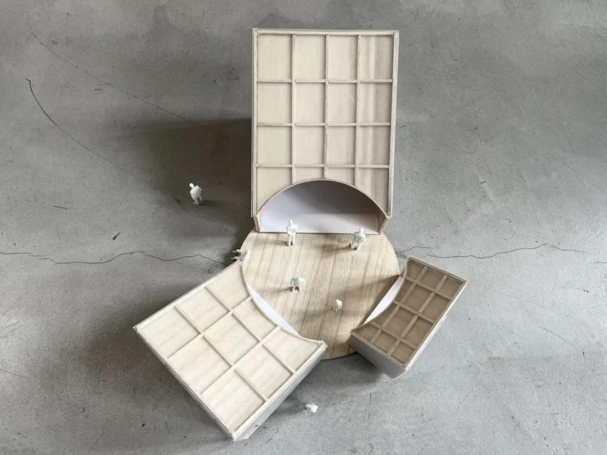 BIM建筑|间园 ：闹市中的空间装置 / 间筑设计
