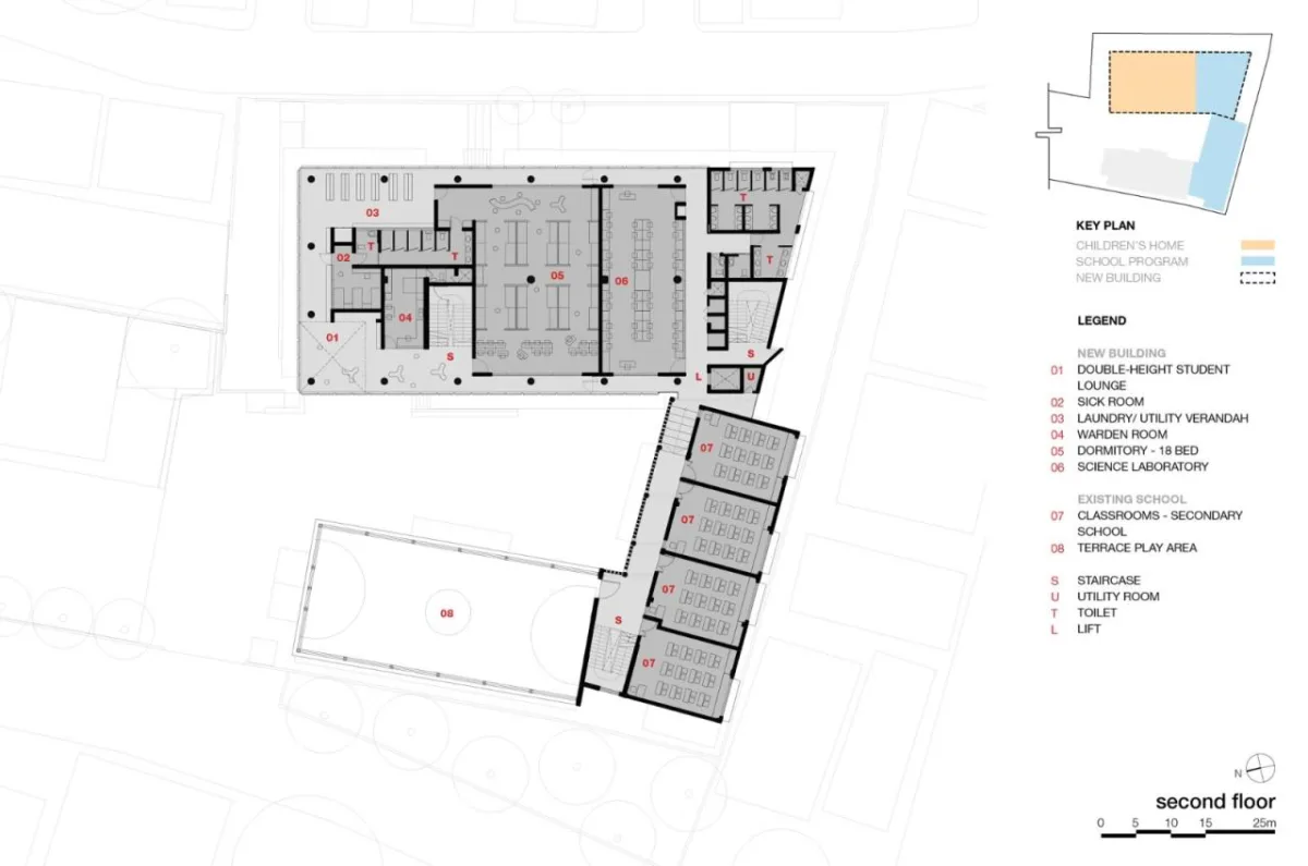 BIM建筑|Divya Shanthi 校园升级改造 / 飞象工作室