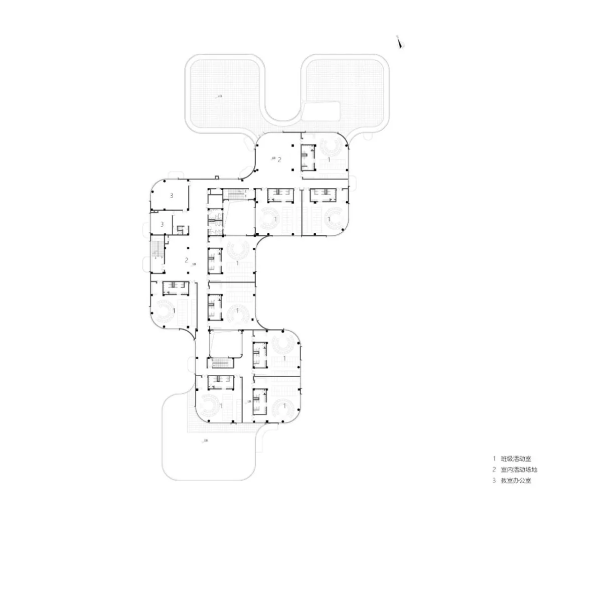 BIM建筑|成都市双流区九龙湖幼儿园 / 本末建筑　