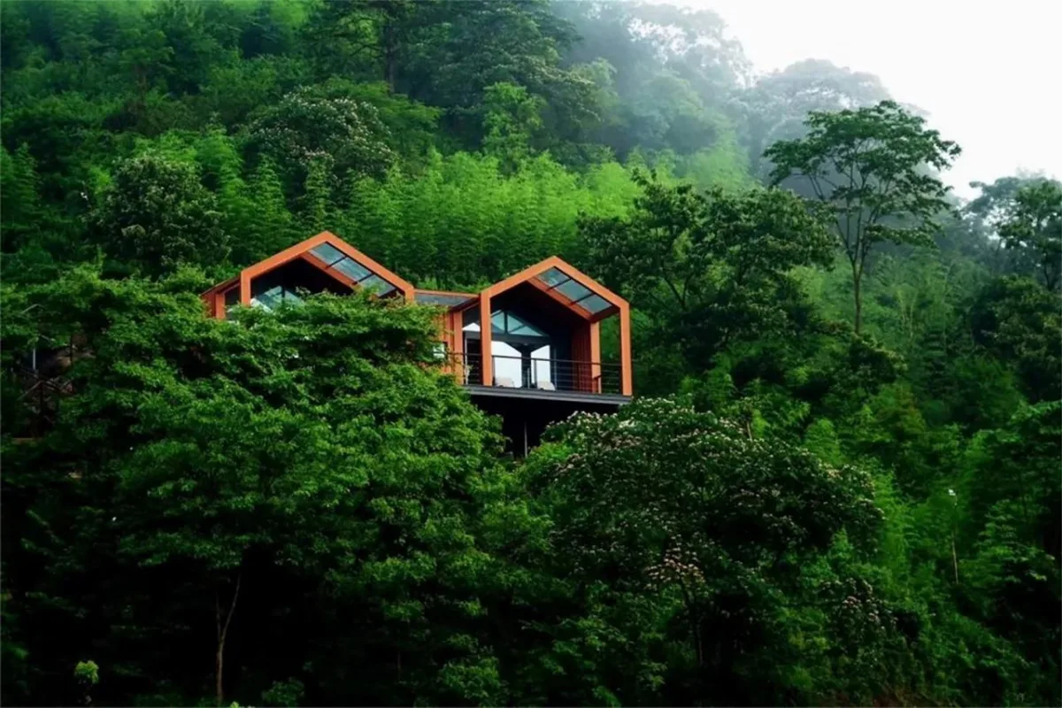 BIM建筑|群山绵延中的山谷小墅：尧珈·养心墅 / 上海尧舜建筑设计有限公司