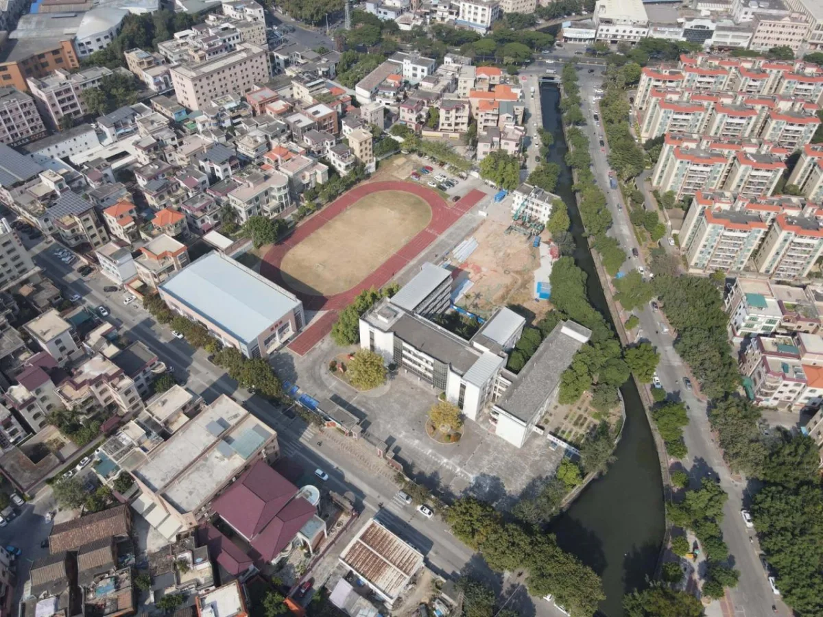 BIM建筑|龙江外国语学校附属小学改造（旺岗小学） / 竖梁社建筑
