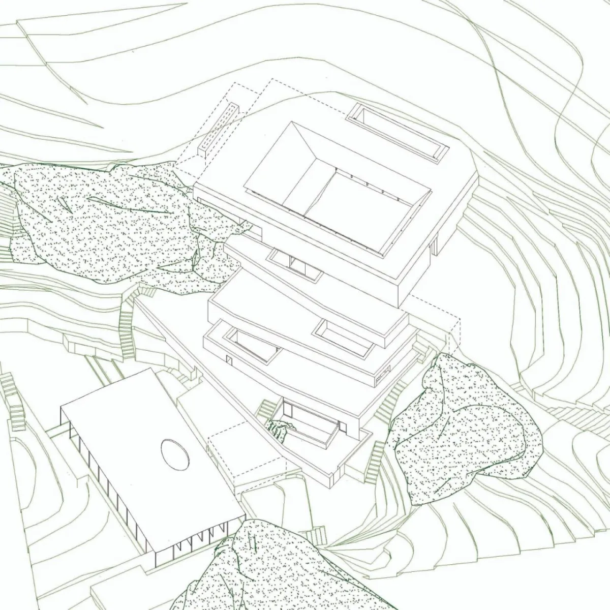 BIM建筑|金山岭上院 / 大舍建筑设计事务所