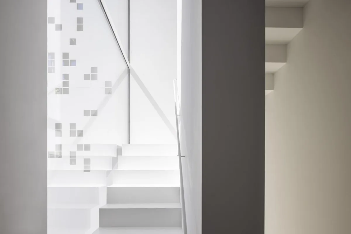 BIM建筑|一堵“逐渐消失”的墙，溶解像素屋 / Anderman Architects
