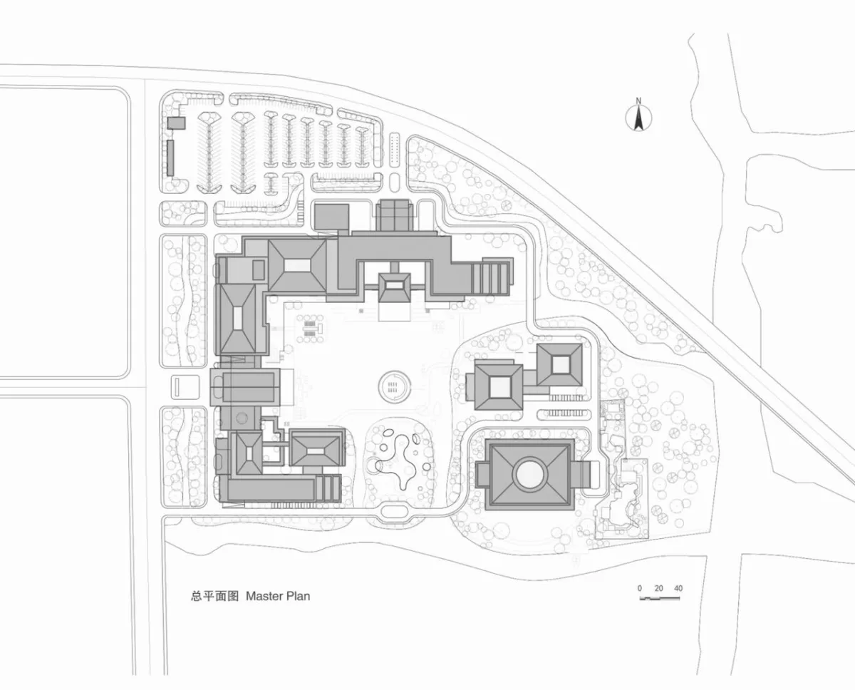 BIM建筑|湿地浮岛·溱湖宾馆 / 简和建筑