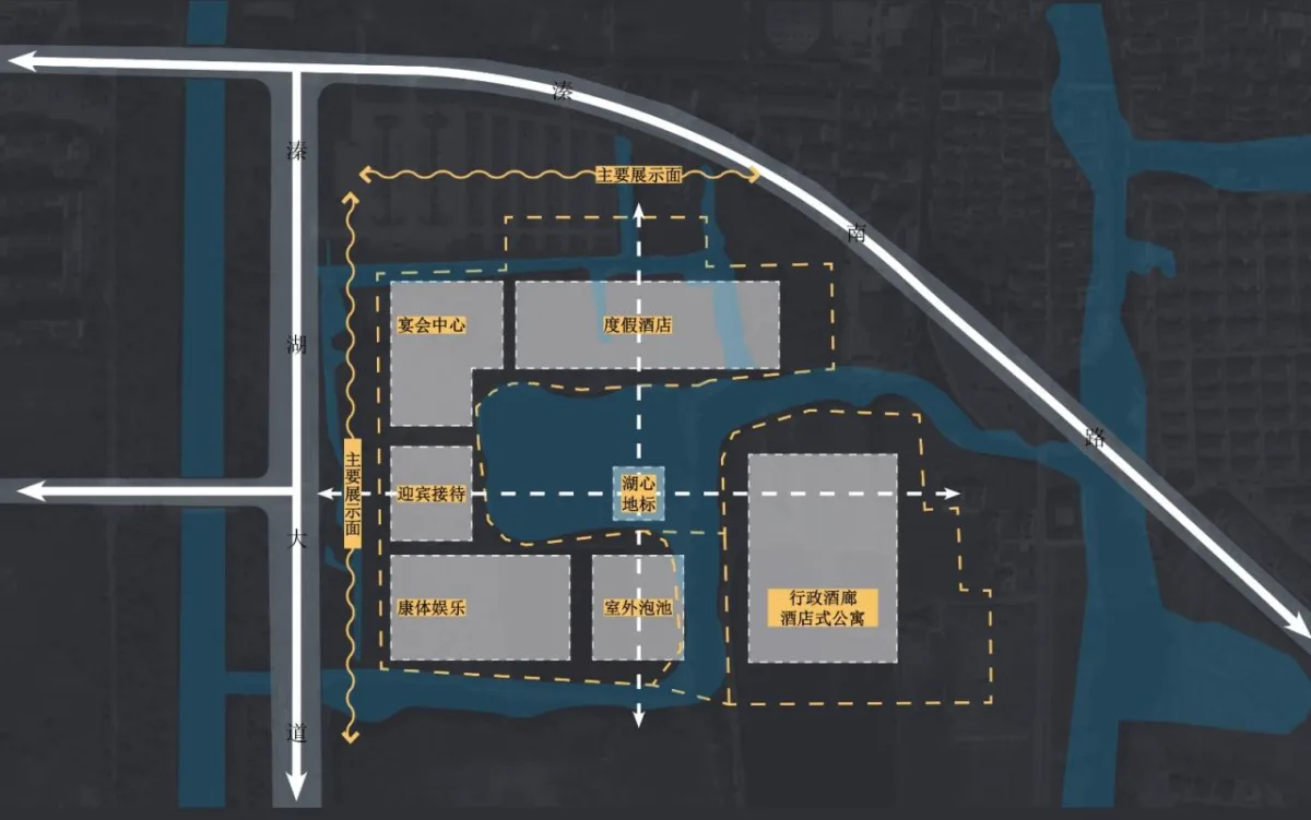 BIM建筑|湿地浮岛·溱湖宾馆 / 简和建筑
