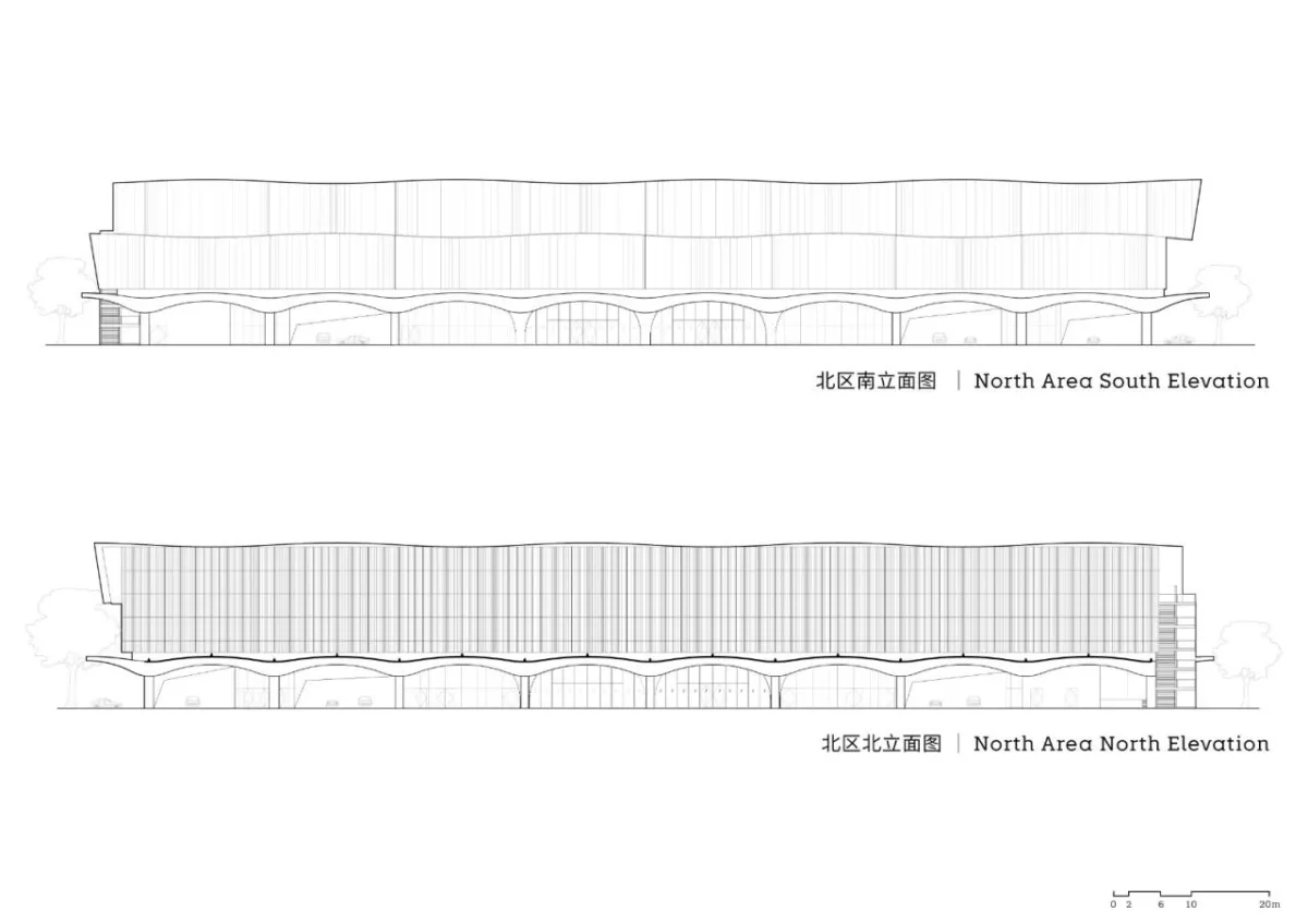BIM建筑|沪杭高速嘉兴服务区：公路上的综合体 / goa大象设计