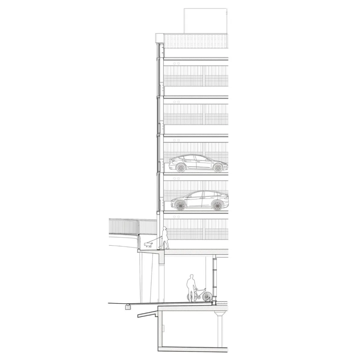 BIM建筑|精密控制，MHZN 瑞士楚格北站移动枢纽 / Hosoya Schaefer Architects