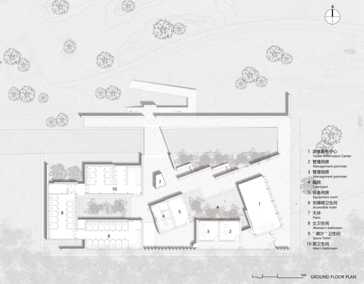 BIM建筑|南京汤山猿人洞游客驿站 / 东南大学建筑设计研究院建筑技术与艺术(ATA)工作室