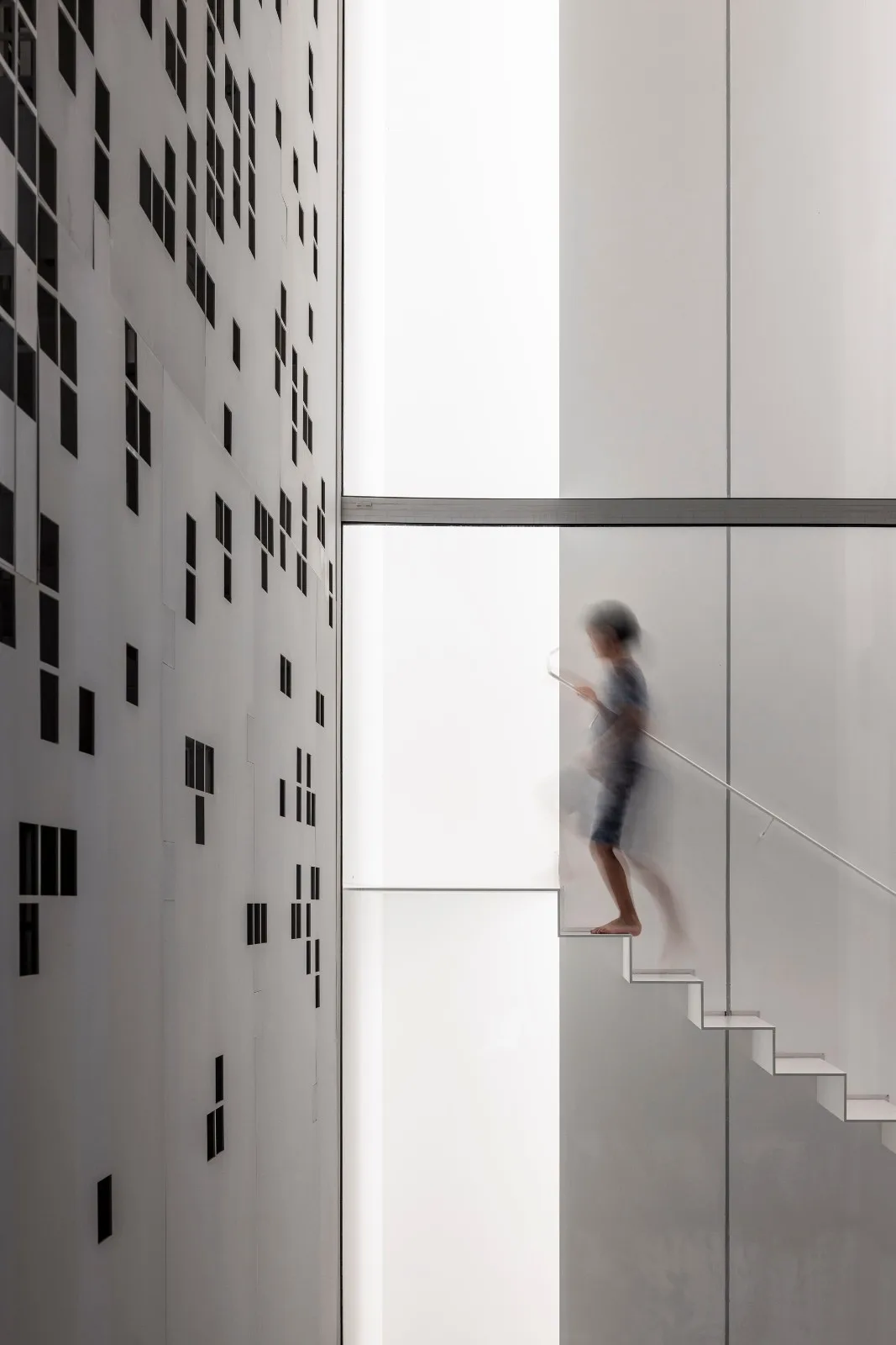 BIM建筑|一堵“逐渐消失”的墙，溶解像素屋 / Anderman Architects
