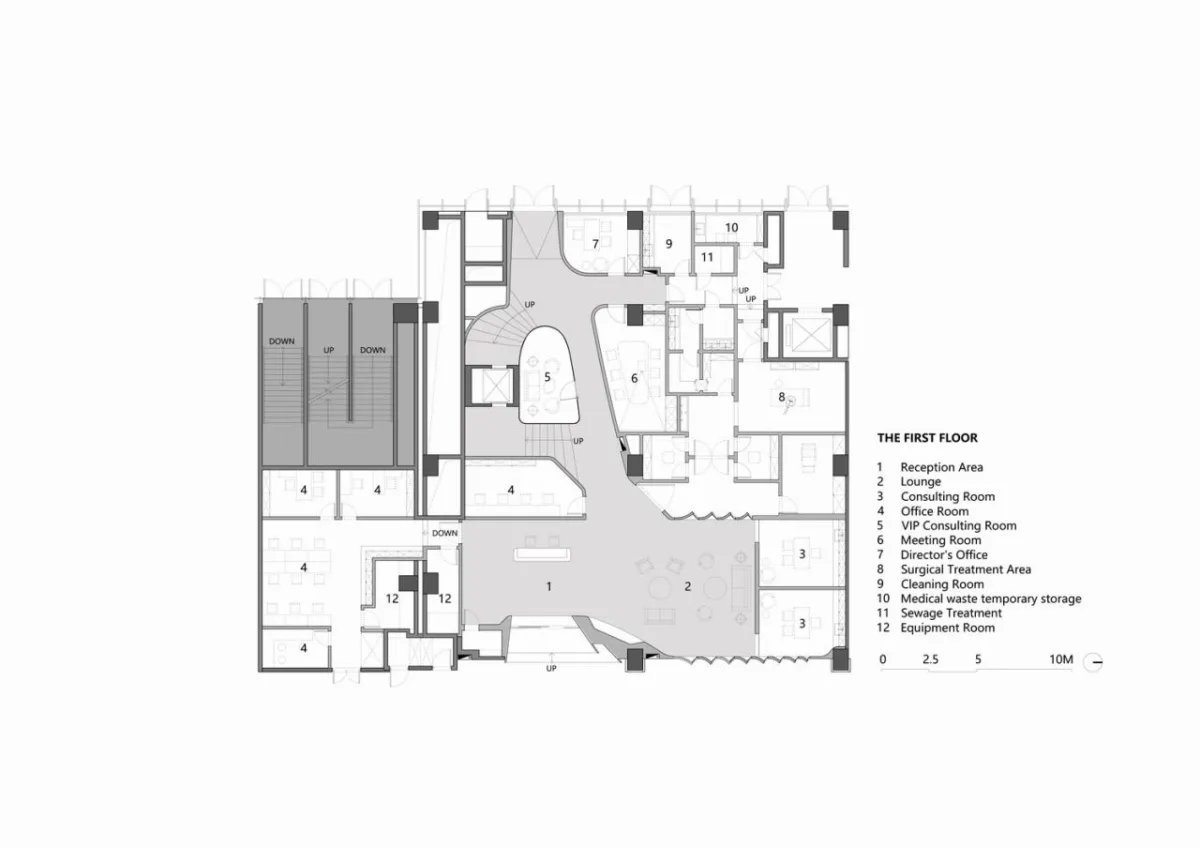 BIM建筑|数字水墨的有机生长：卓彦丽格医美诊所 / CAA室内新作