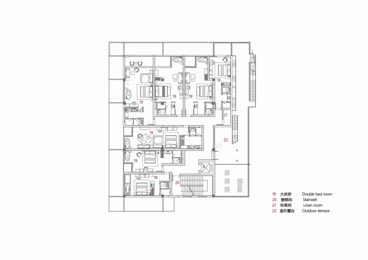 BIM建筑|悬崖边的天空民宿：尧珈•望瀑/ 上海尧舜建筑设计有限公司