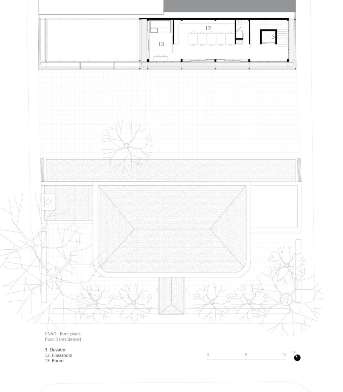 BIM建筑|桶盖表皮，CNAD 艺术工艺设计中心 / Ramos Castellano Arquitectos