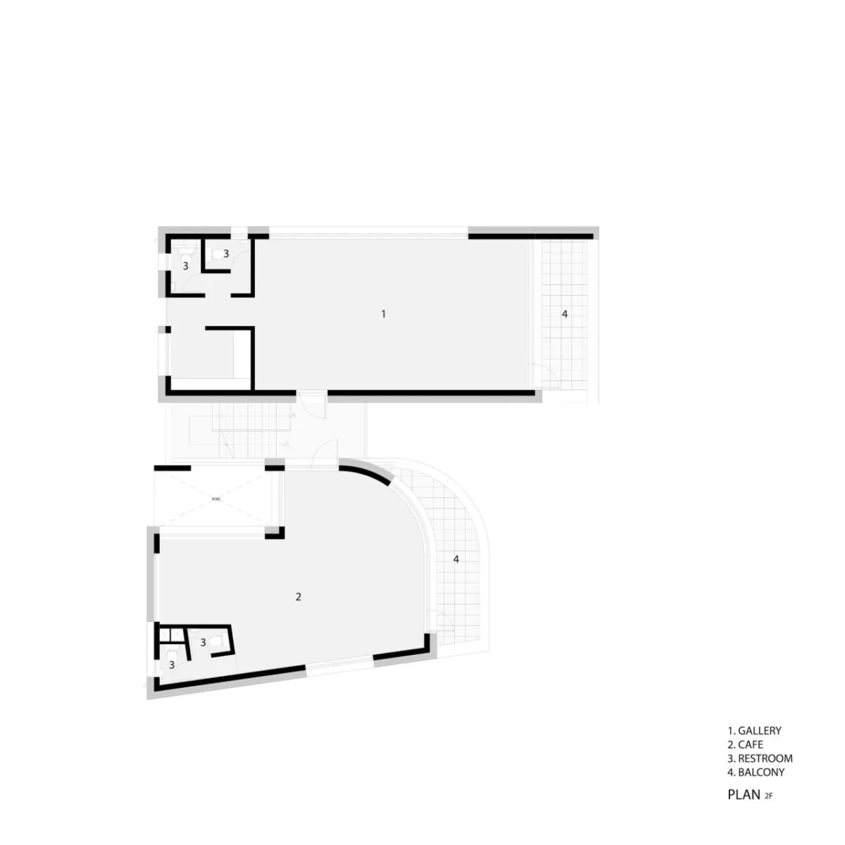 BIM建筑|通向街角的楼梯，Y2 综合大楼 / DAAL