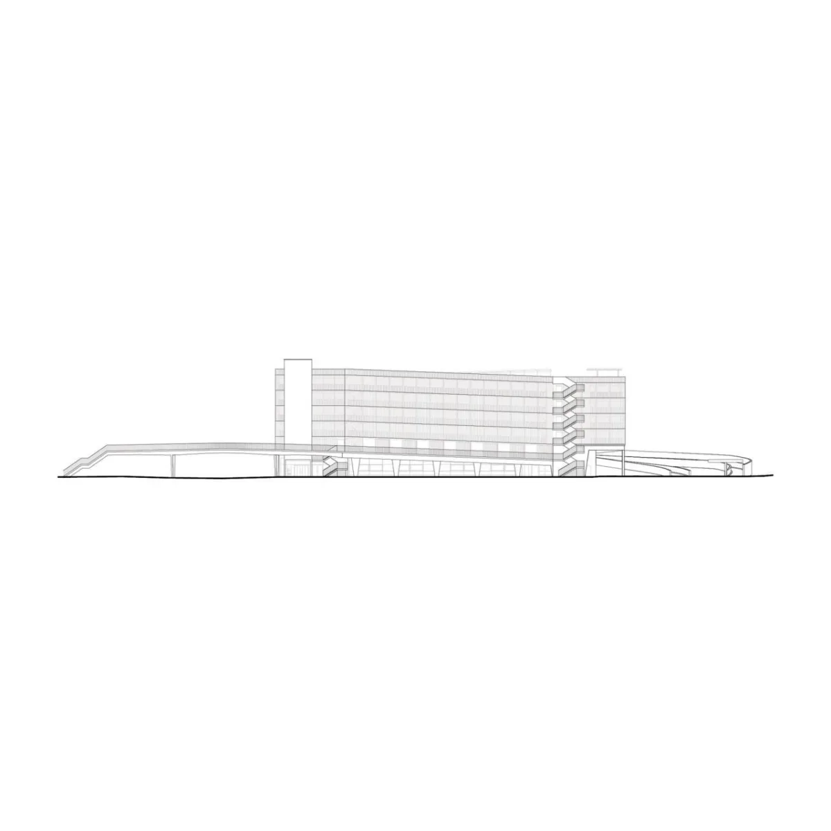 BIM建筑|精密控制，MHZN 瑞士楚格北站移动枢纽 / Hosoya Schaefer Architects