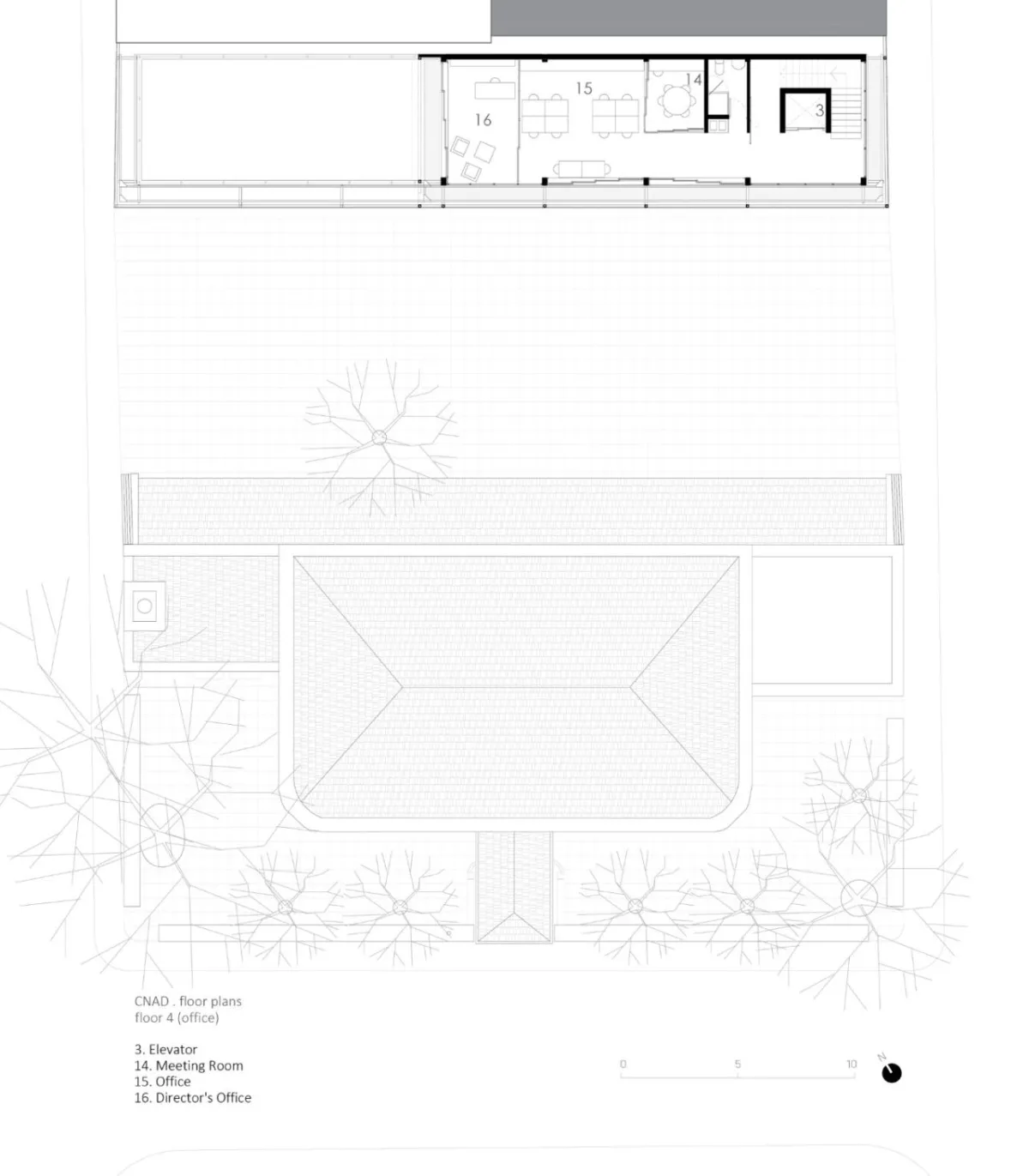 BIM建筑|桶盖表皮，CNAD 艺术工艺设计中心 / Ramos Castellano Arquitectos