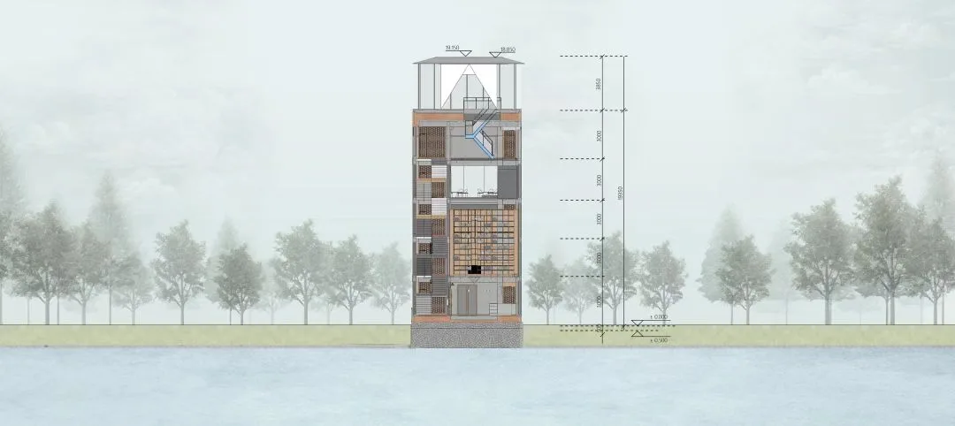 BIM建筑|乡村微更新的在地实践 / 上海交通大学奥默默工作室