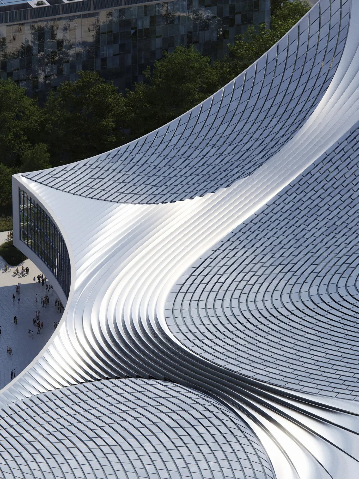 BIM建筑|武汉图书馆新馆：‘知识峡谷’方案中标 / MVRDV+浙大院