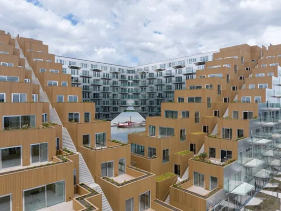 BIM建筑|BIG在阿姆斯特丹设计悬臂住宅楼