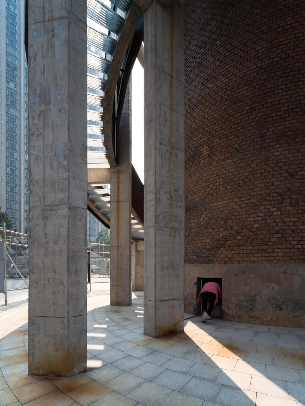BIM建筑|山灰艺术社区，西安石油大学生活区锅炉房改造 / 日常建造
