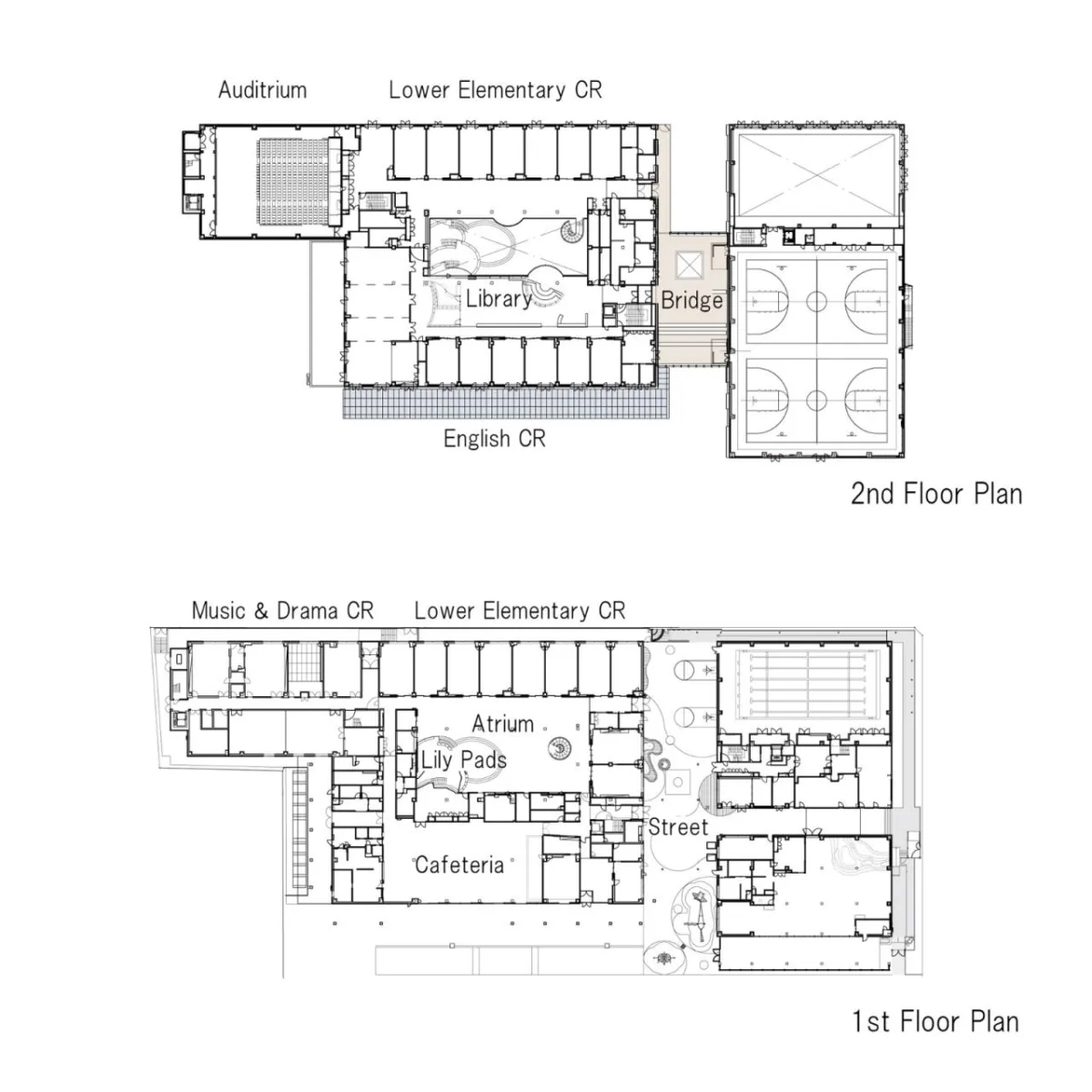 BIM建筑|横滨国际学校，内外均木质饰面 / 大成建设 + 隈研吾建筑都市设计事务所