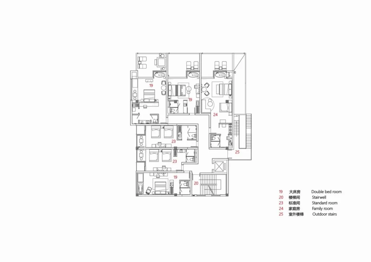 BIM建筑|悬崖边的天空民宿：尧珈•望瀑/ 上海尧舜建筑设计有限公司