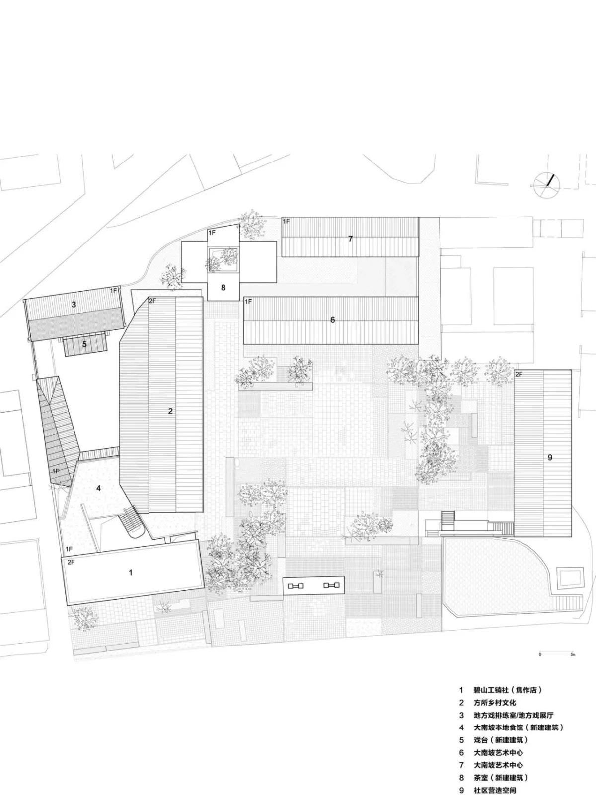 BIM建筑|大南坡大队部改造 / 场域建筑