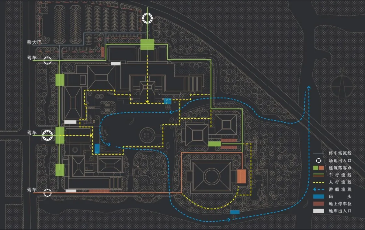 BIM建筑|湿地浮岛·溱湖宾馆 / 简和建筑