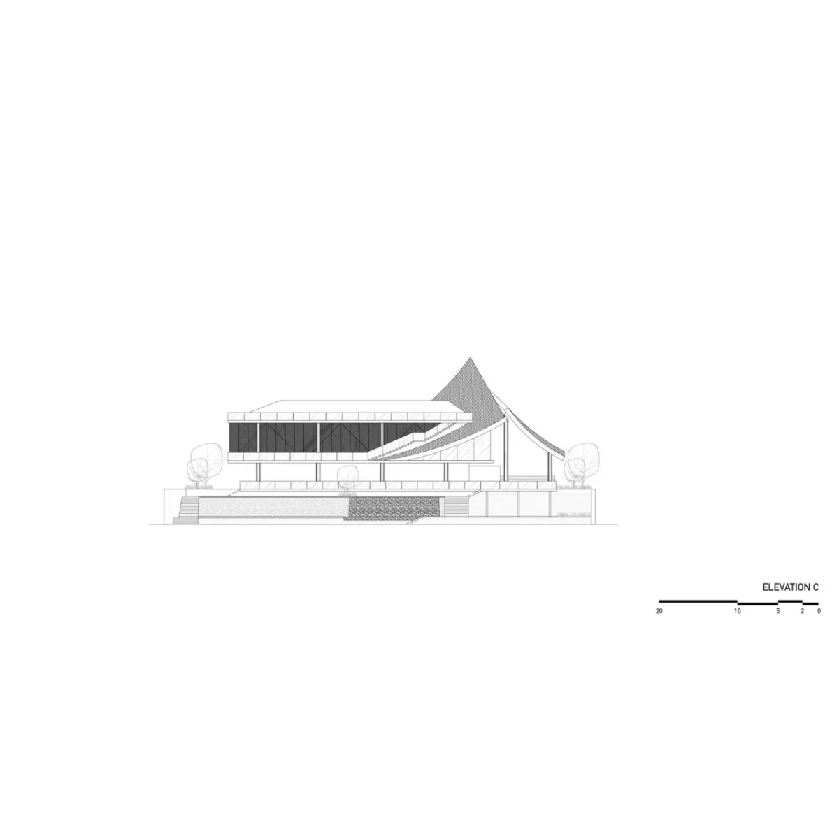 BIM建筑|超大规模泰式餐厅 Keereetara / IDIN Architects