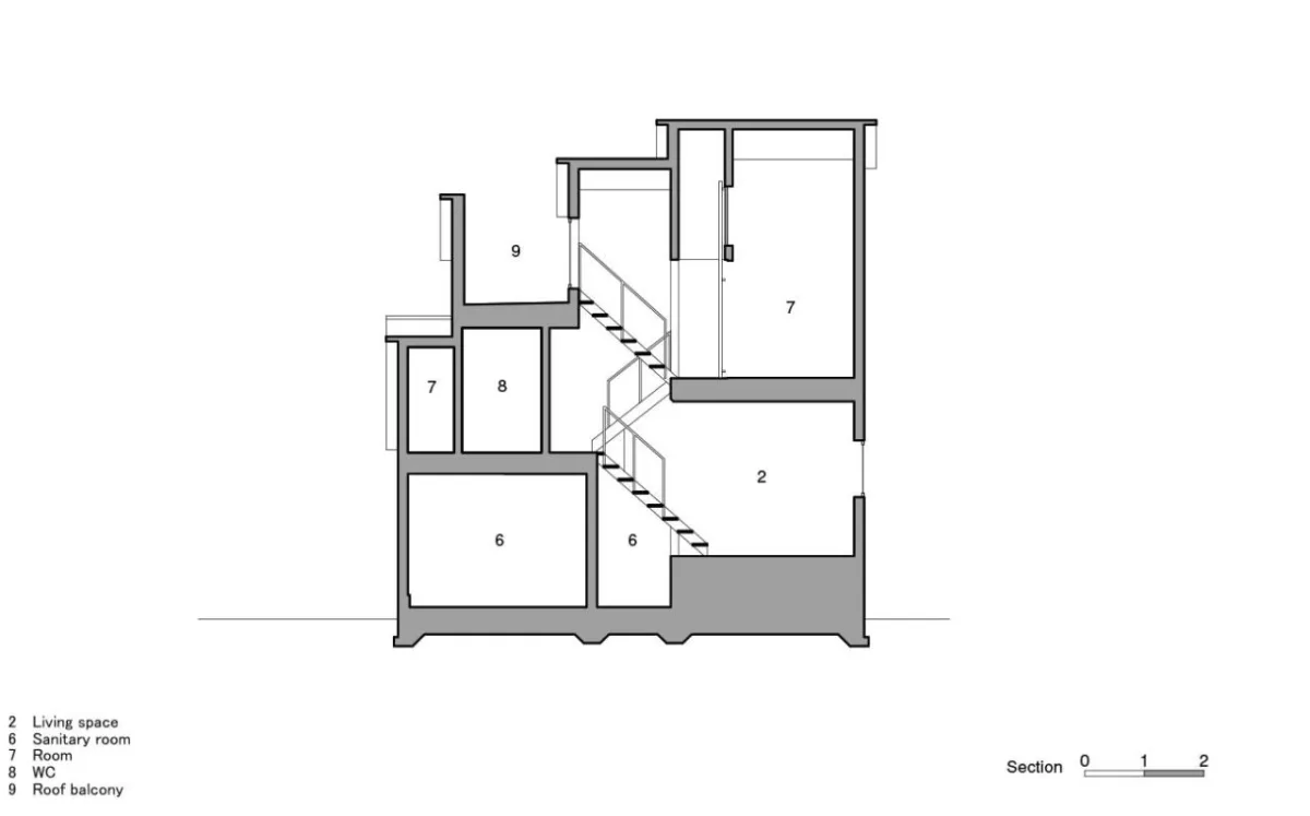 BIM建筑|邻里之间，Kohshien 住宅 / FujiwaraMuro Architects