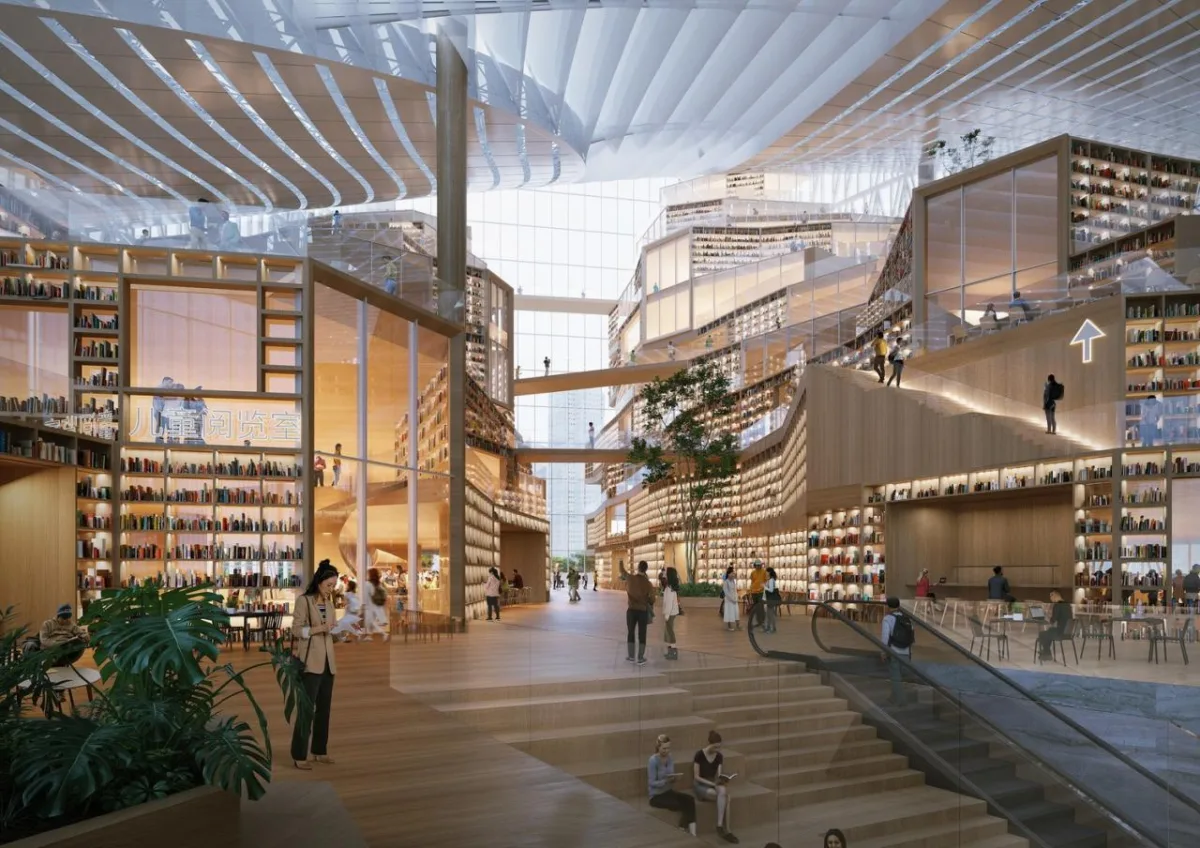 BIM建筑|武汉图书馆新馆：‘知识峡谷’方案中标 / MVRDV+浙大院