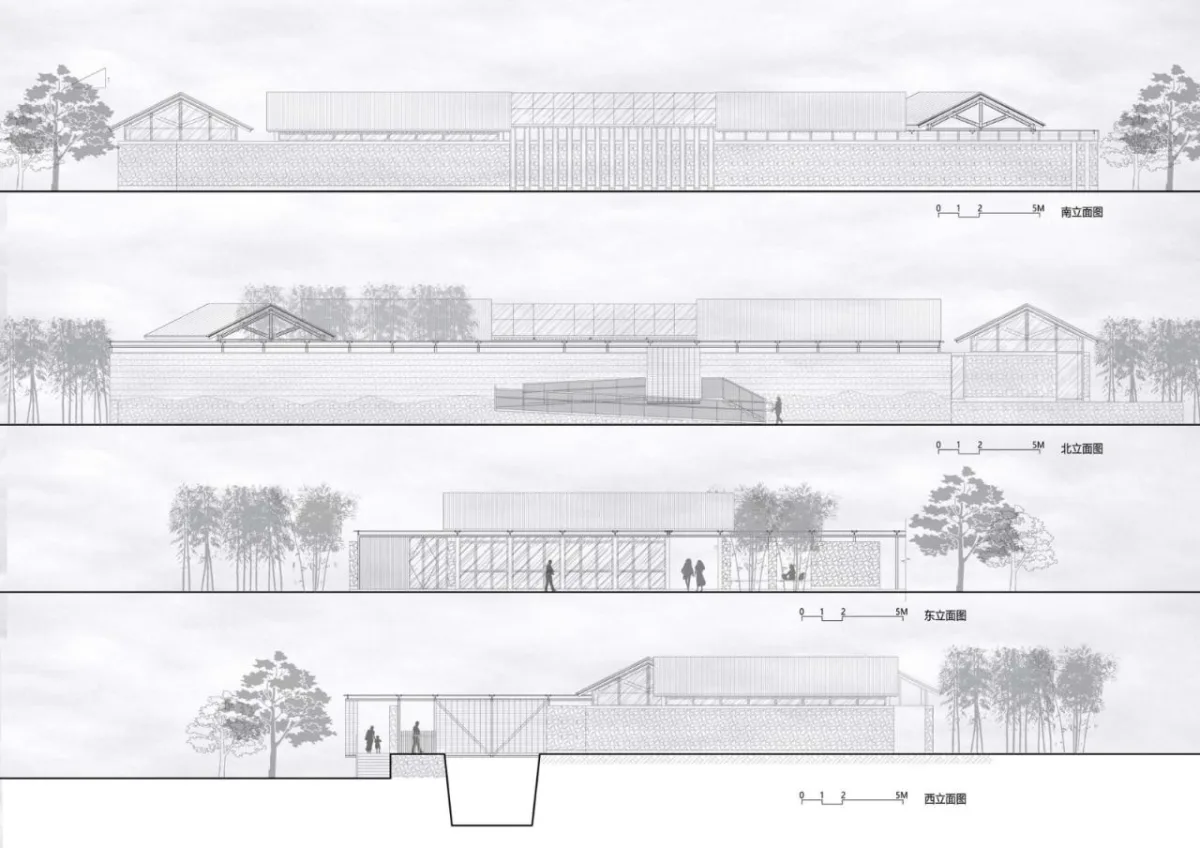 BIM建筑|南京汤山猿人洞游客驿站 / 东南大学建筑设计研究院建筑技术与艺术(ATA)工作室