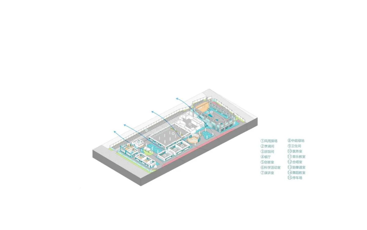 BIM建筑|龙江外国语学校附属小学改造（旺岗小学） / 竖梁社建筑