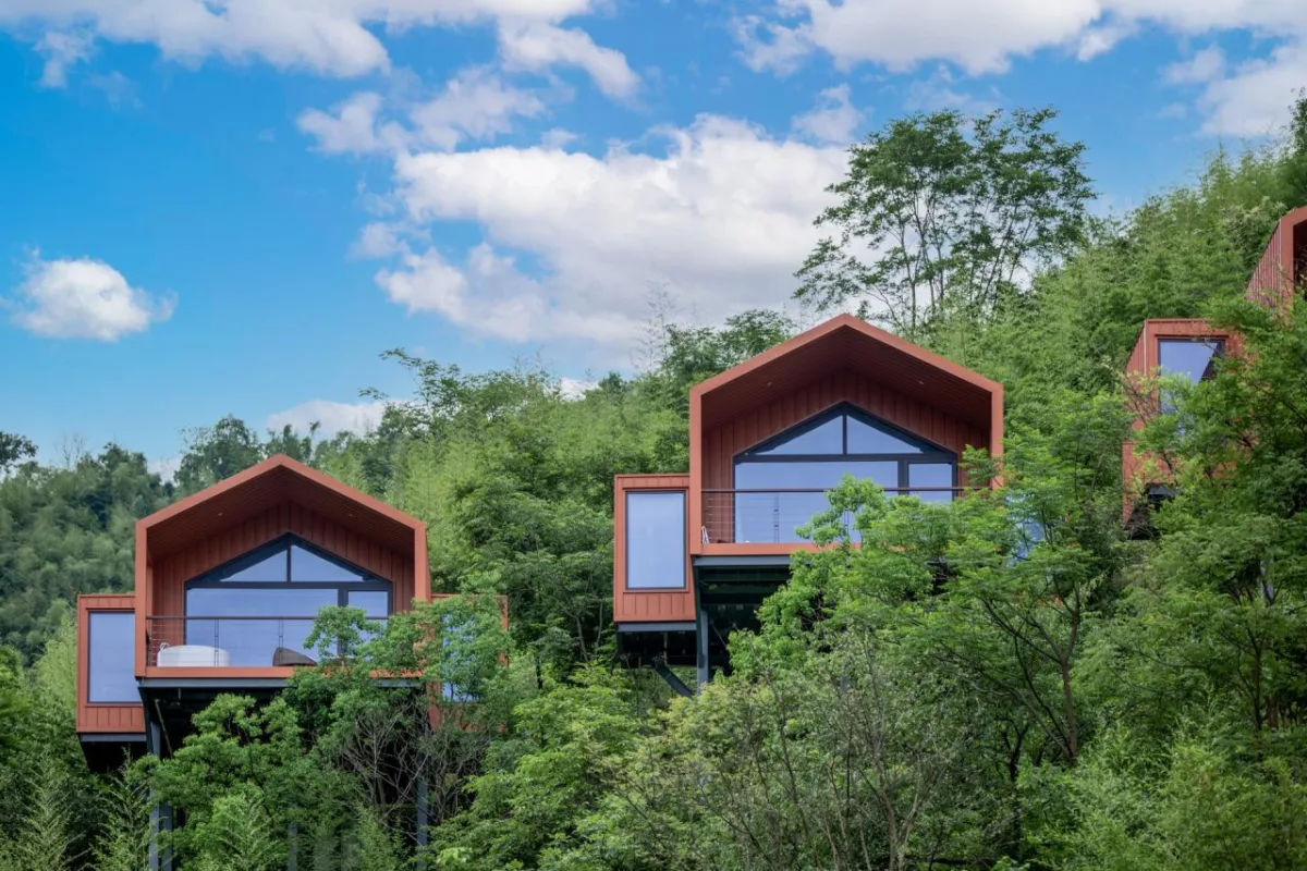 BIM建筑|群山绵延中的山谷小墅：尧珈·养心墅 / 上海尧舜建筑设计有限公司