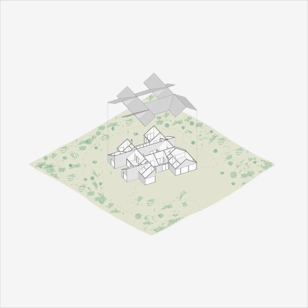 BIM建筑|井字屋 / Mork-Ulnes Architects