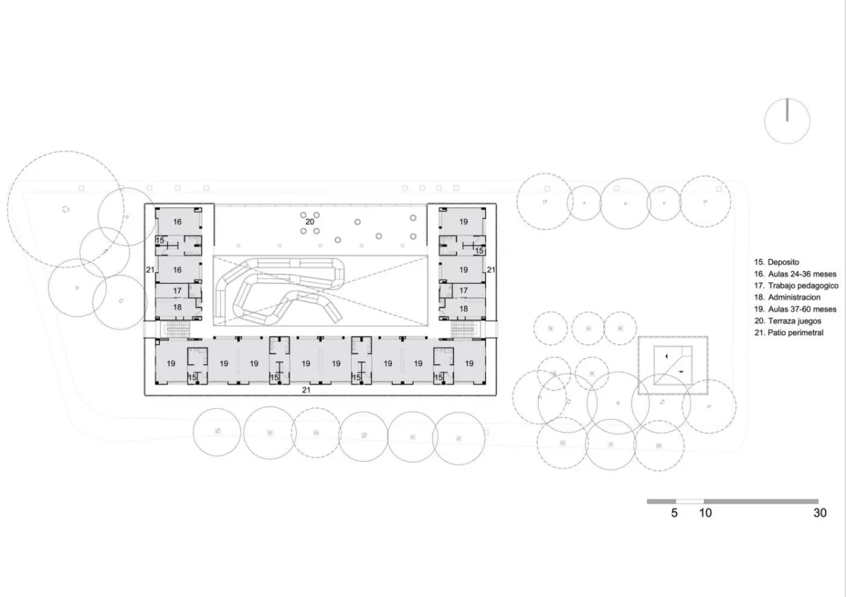 BIM建筑|冠军摇篮儿童发展中心 / Espacio Colectivo Arquitectos