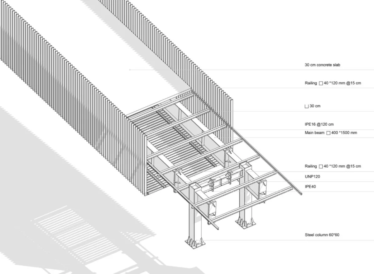 BIM建筑|Tandorosti ‘U型’ 桥 / Katoum Architecture Studio