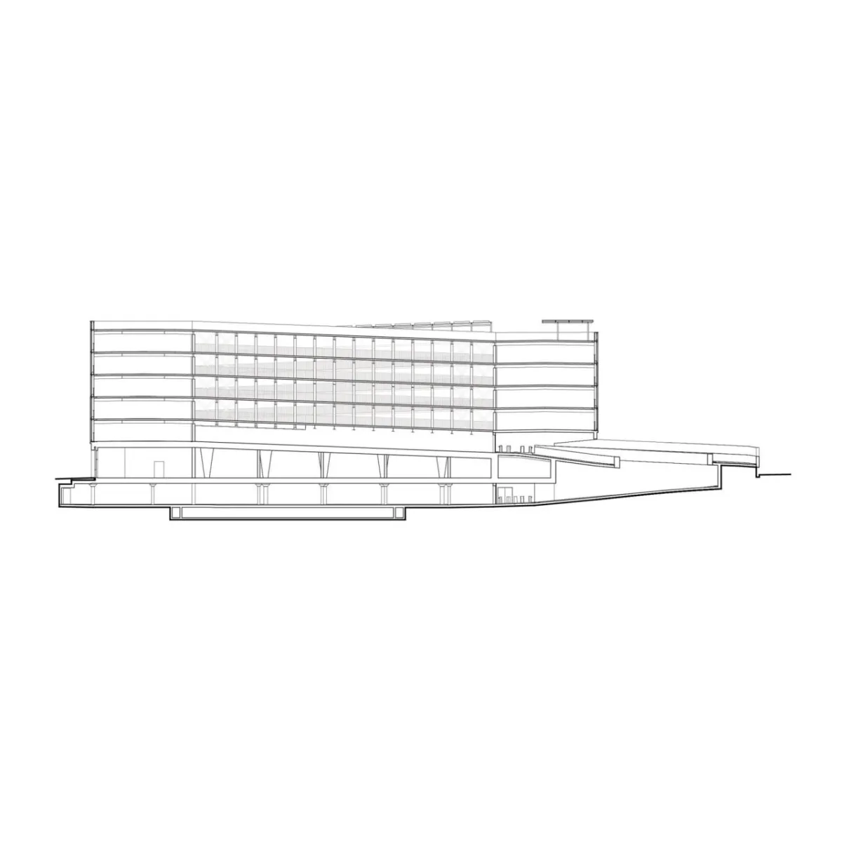 BIM建筑|精密控制，MHZN 瑞士楚格北站移动枢纽 / Hosoya Schaefer Architects