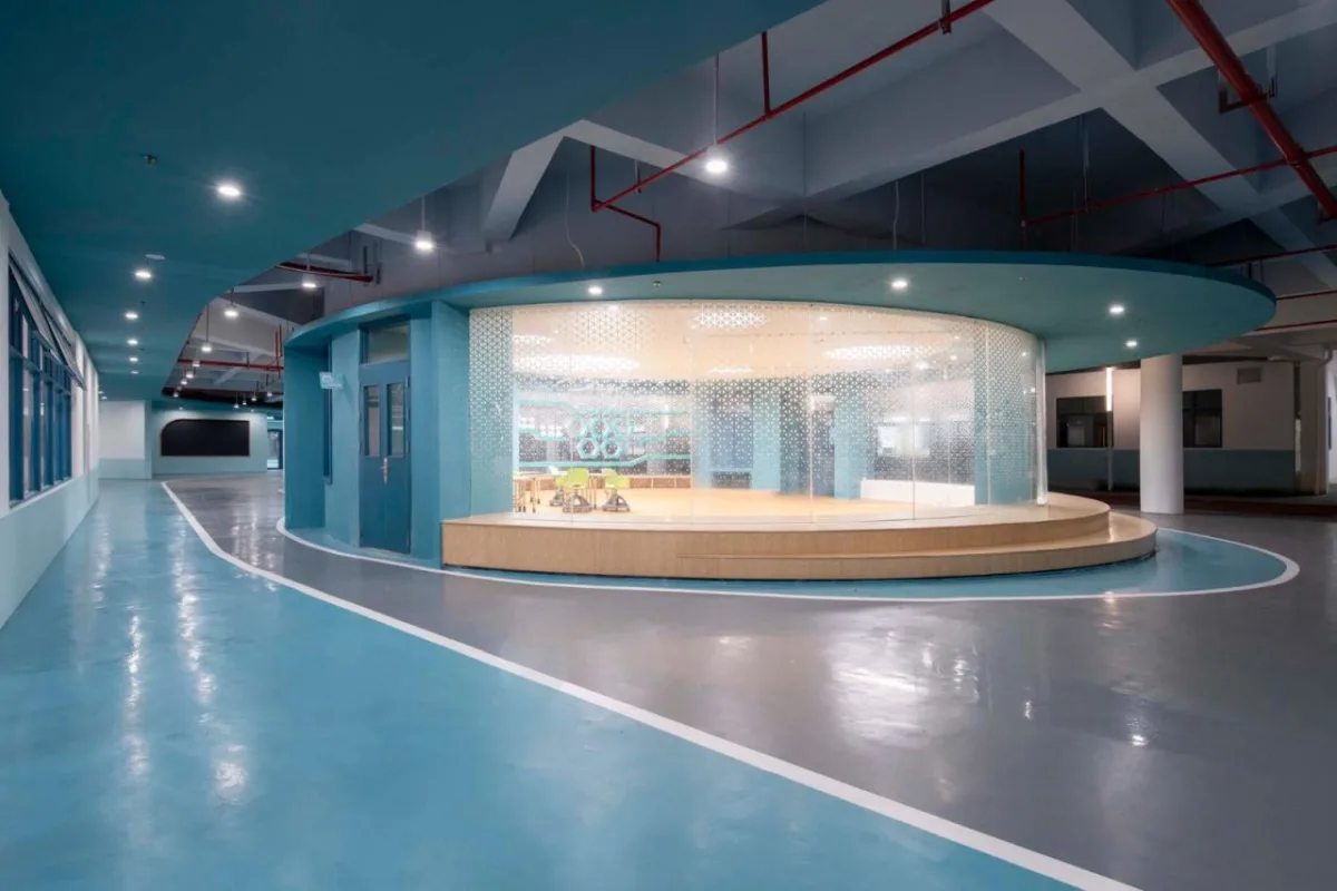 BIM建筑|龙江外国语学校附属小学改造（旺岗小学） / 竖梁社建筑