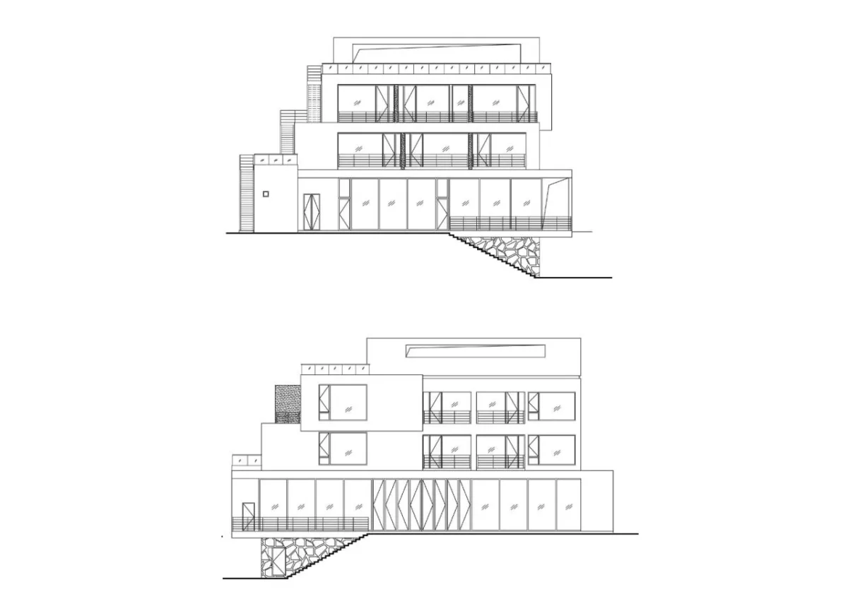 BIM建筑|悬崖边的天空民宿：尧珈•望瀑/ 上海尧舜建筑设计有限公司